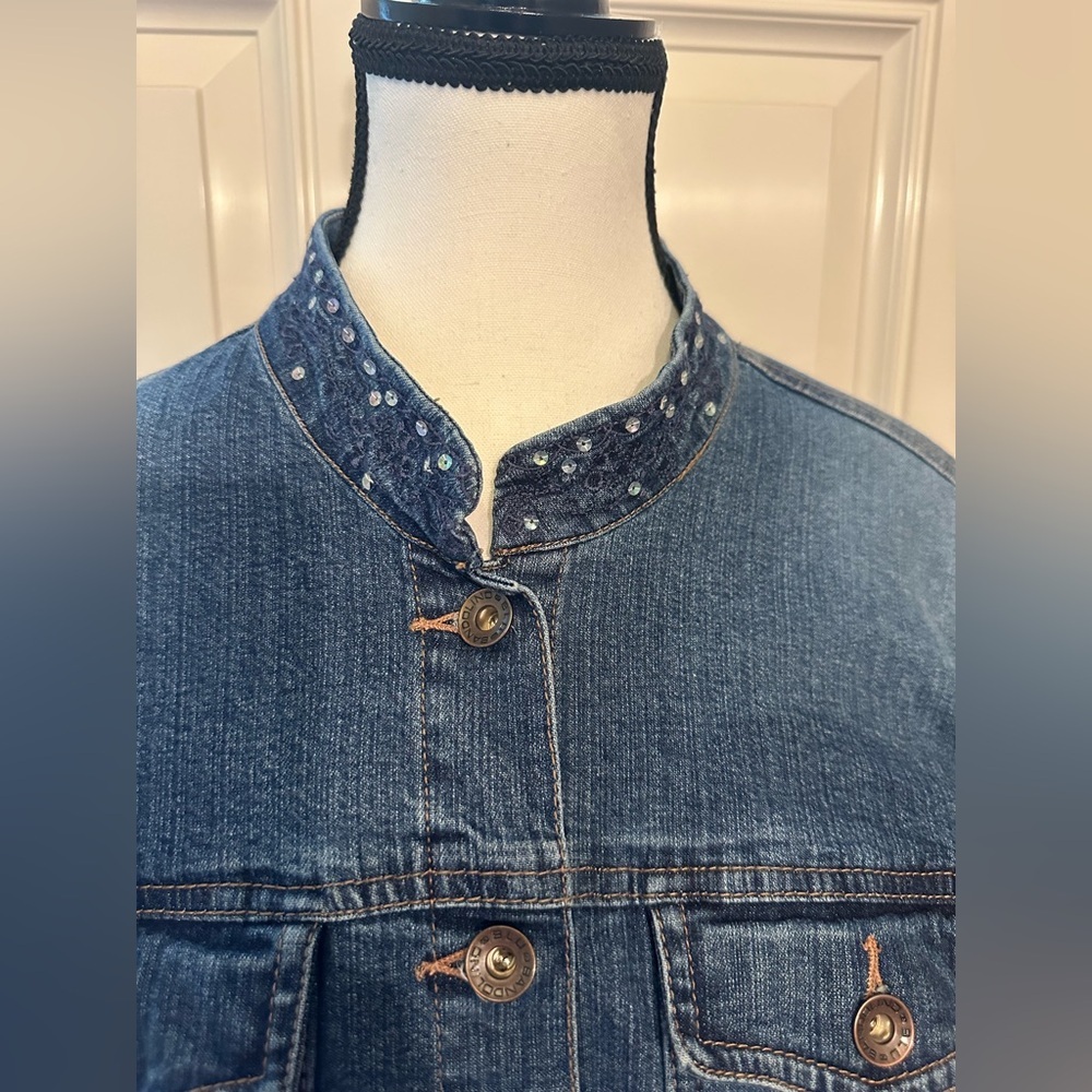 Bandolino Indigo Denim Jacket - Picture 8 of 12